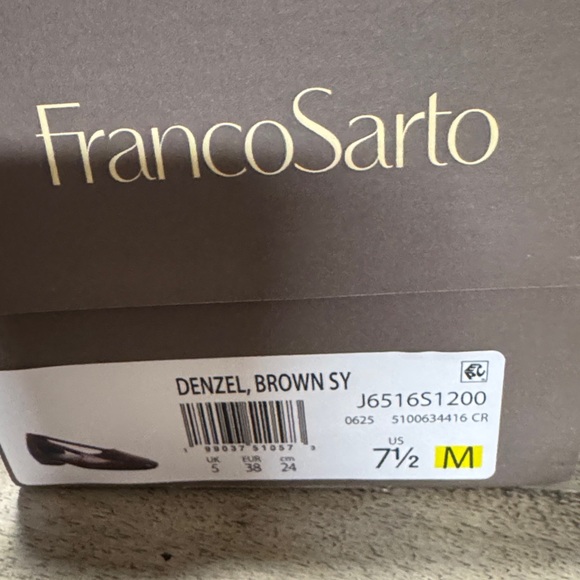 Franco Sarto Women's Tortoise Shell slip ons - Picture 6 of 6